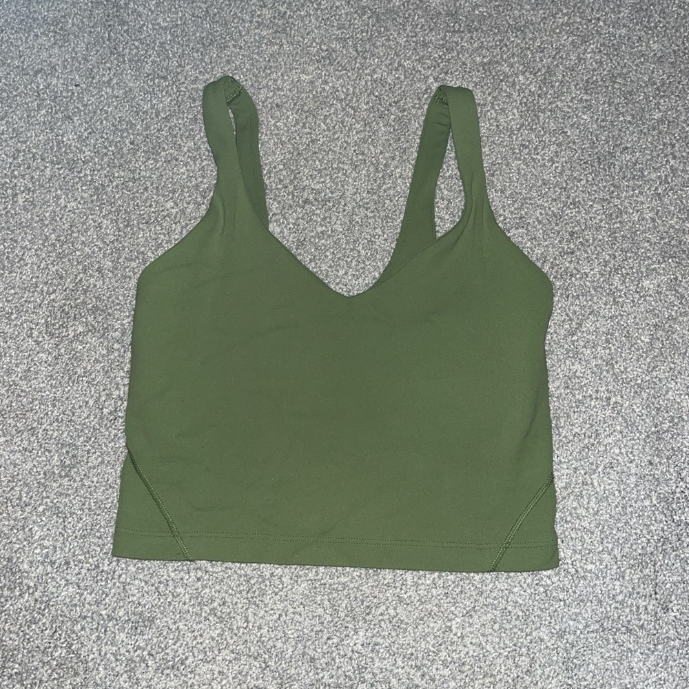 Green Lululemon Align tank